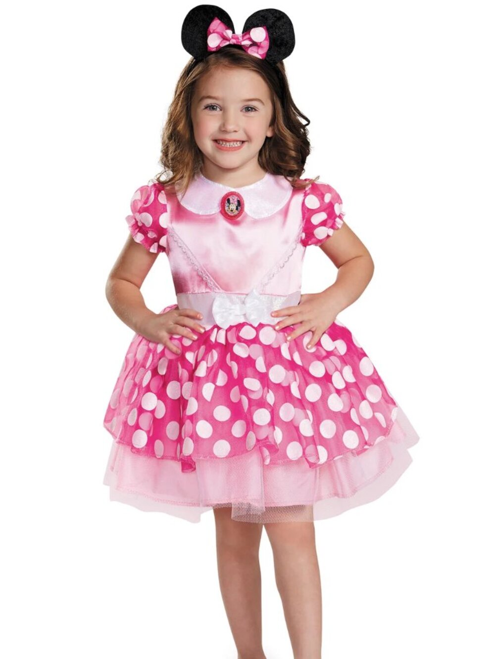 Pink Minnie Mouse Classic Tutu Toddler/Child Costume (Small 2T)
